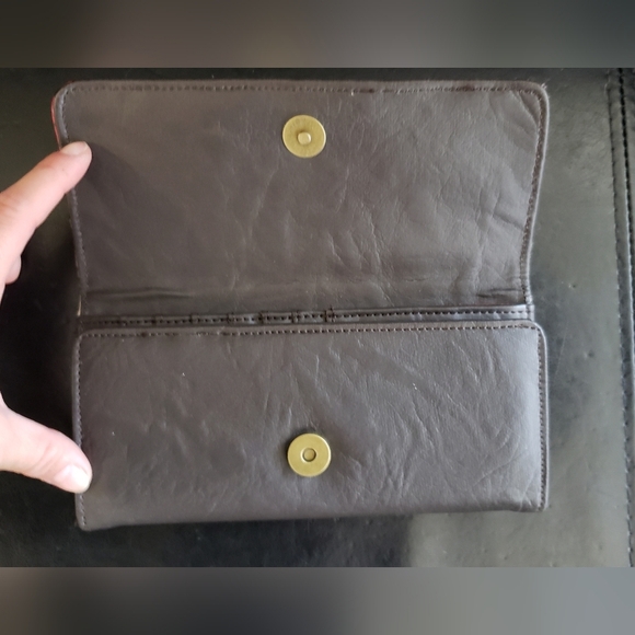 Loungefly Disney The Little Mermaid Ariel Wallet Tattoo Style Brown Leather - Picture 2 of 5